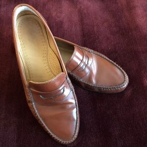 WEEJUNS BASS Men’s 12 Brown Leather Penny Loafers